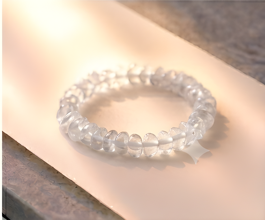 Clear Quartz Crystal Chip Bracelet | Clarity, Amplification & Master Healing