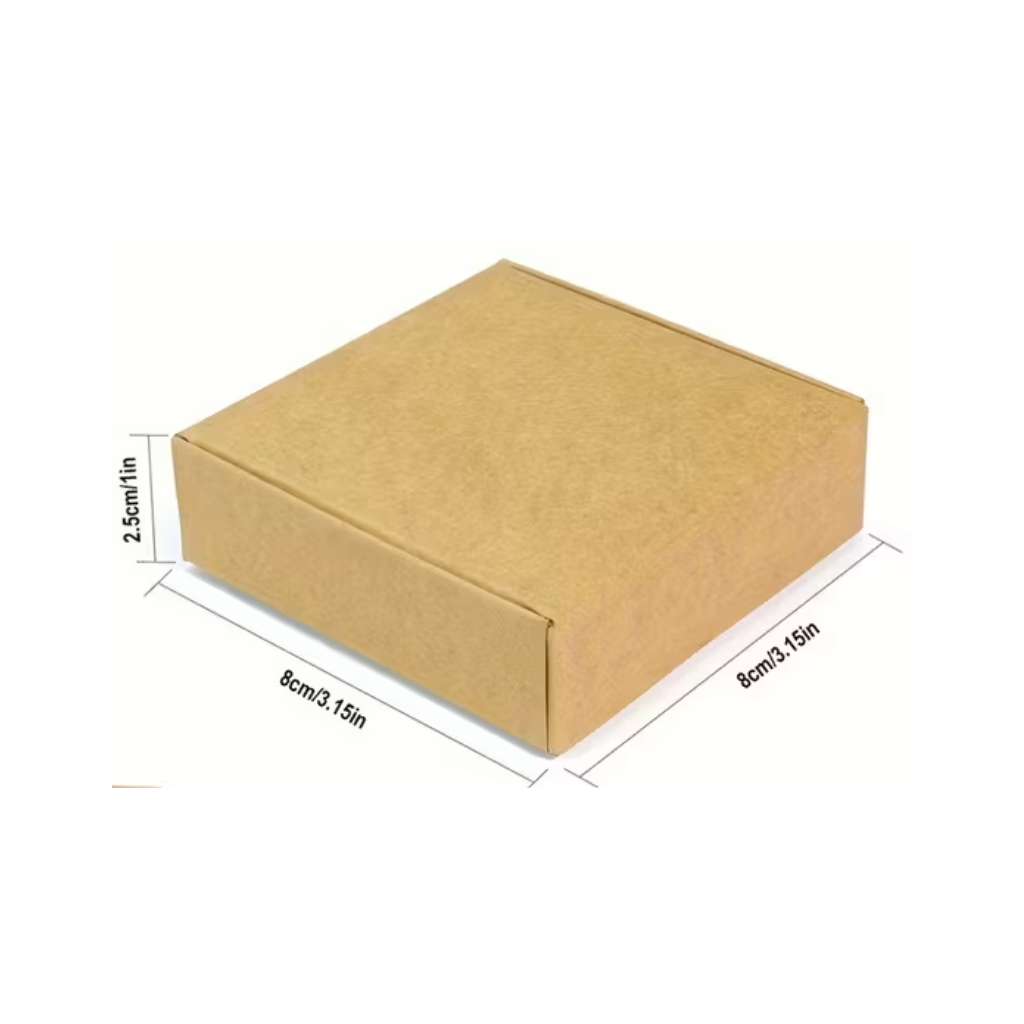 Manushaa Gems gift box dimensions — luxury crystal jewellery gift box size reference