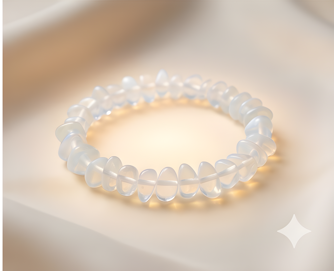 Opalite Crystal Chip Bracelet | Clarity, Transitions & Gentle Inner Light