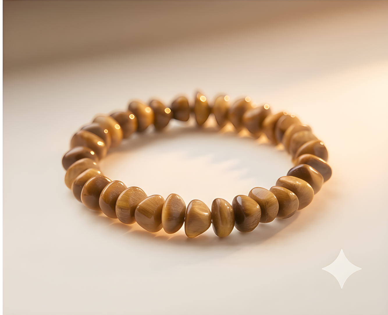 Tiger Eye Crystal Chip Bracelet | Courage, Confidence & Personal Power