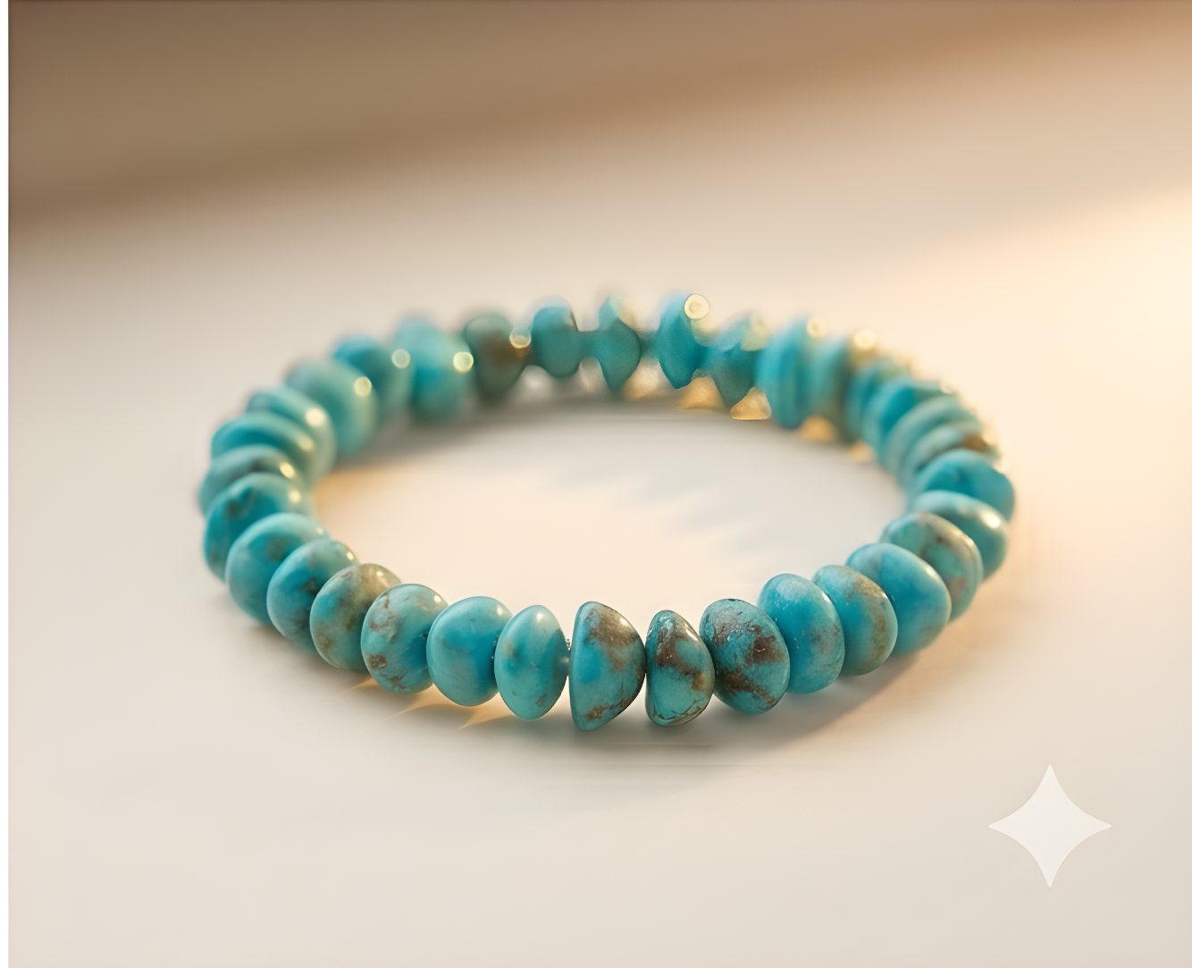 Turquoise Crystal Chip Bracelet | Protection, Communication & Ancient Wisdom
