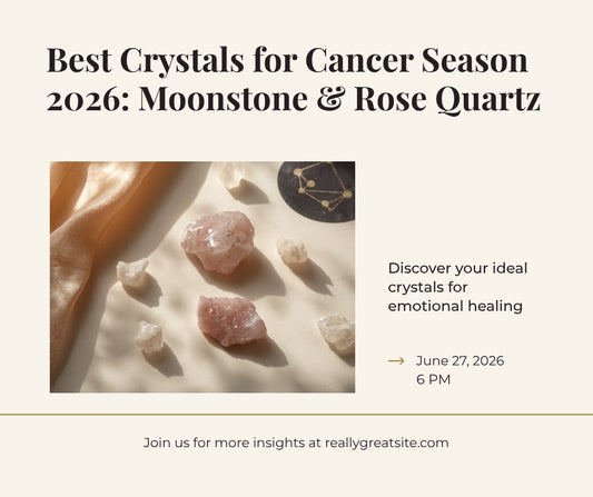 Best Crystals for Cancer Season 2026 - Moonstone, Rose Quartz and More - Manushaa Gems