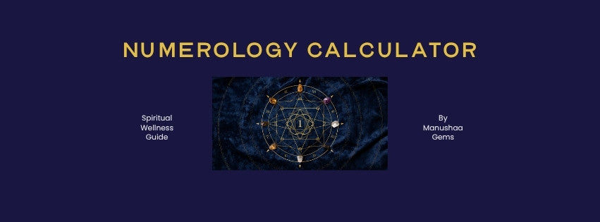 Numerology number calculator guide — sacred geometry wheel with crystals for calculating life path and birth numbers