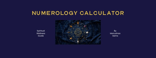 Numerology number calculator guide — sacred geometry wheel with crystals for calculating life path and birth numbers