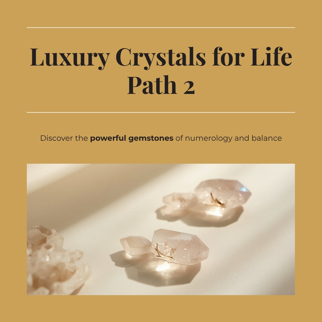 Numerology Number 2 Crystals - Best Gemstones for Life Path 2 - Manushaa Gems
