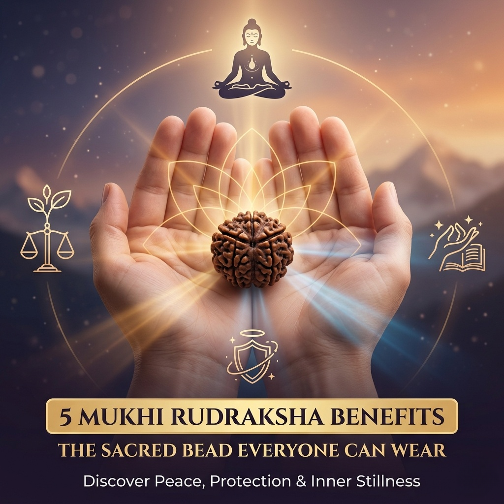 5 Mukhi Rudraksha Benefits: The Sacred Bead Everyone Can Wear