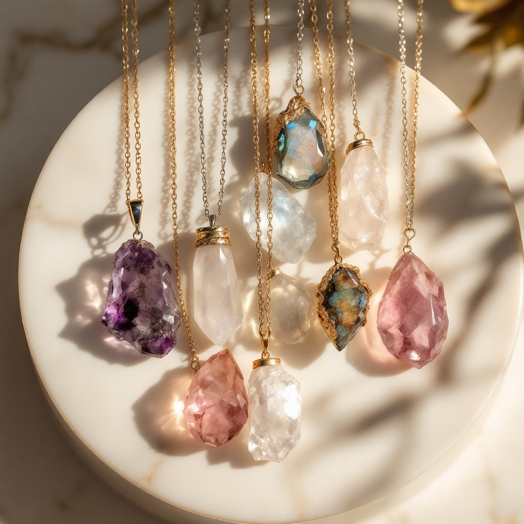 Crystal Healing Pendants & Necklaces