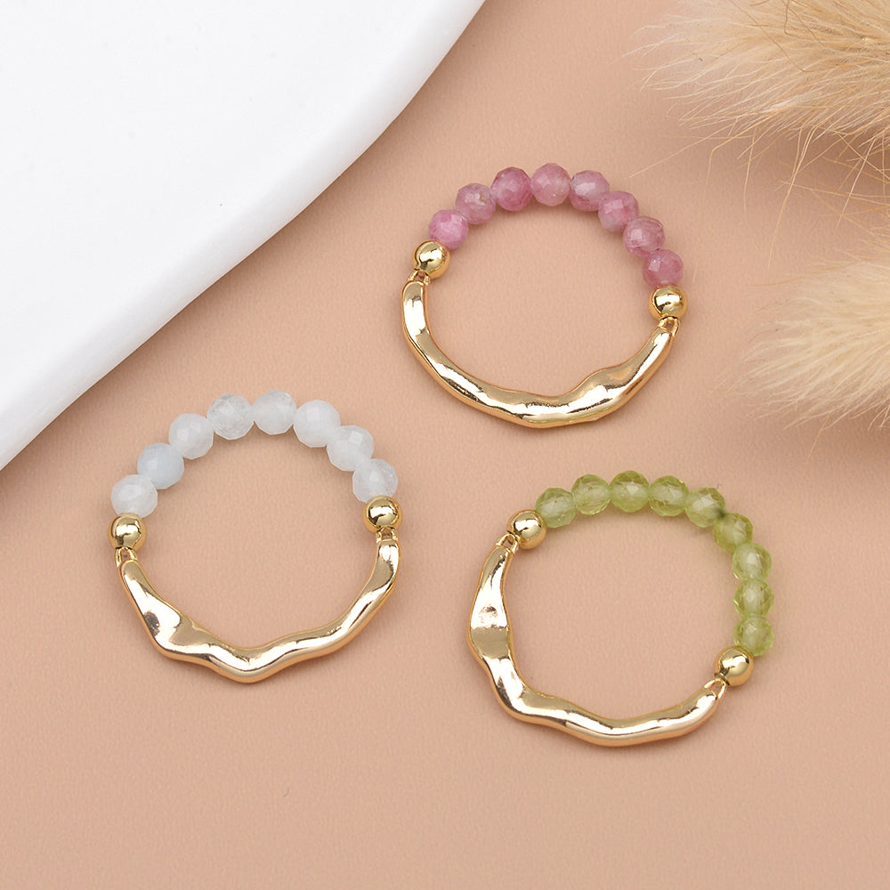 Stackable Crystal Rings — Manushaa Gems Collection