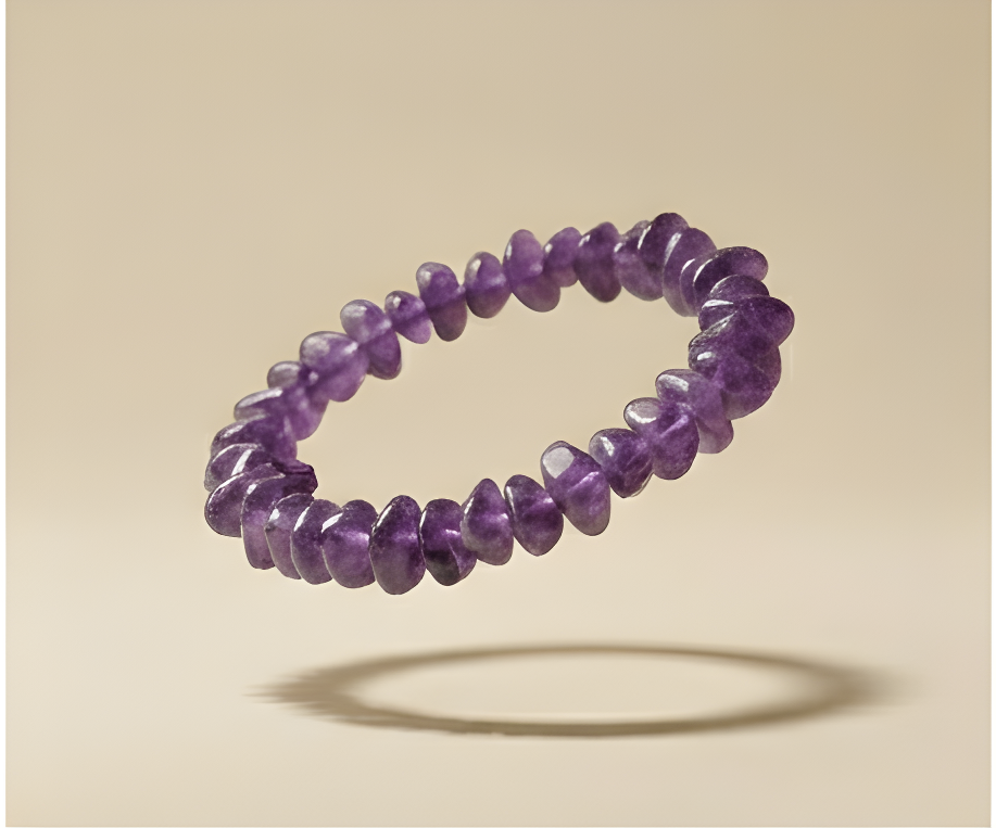 Amethyst Crystal Chip Bracelet | Calm, Clarity & Spiritual Awareness