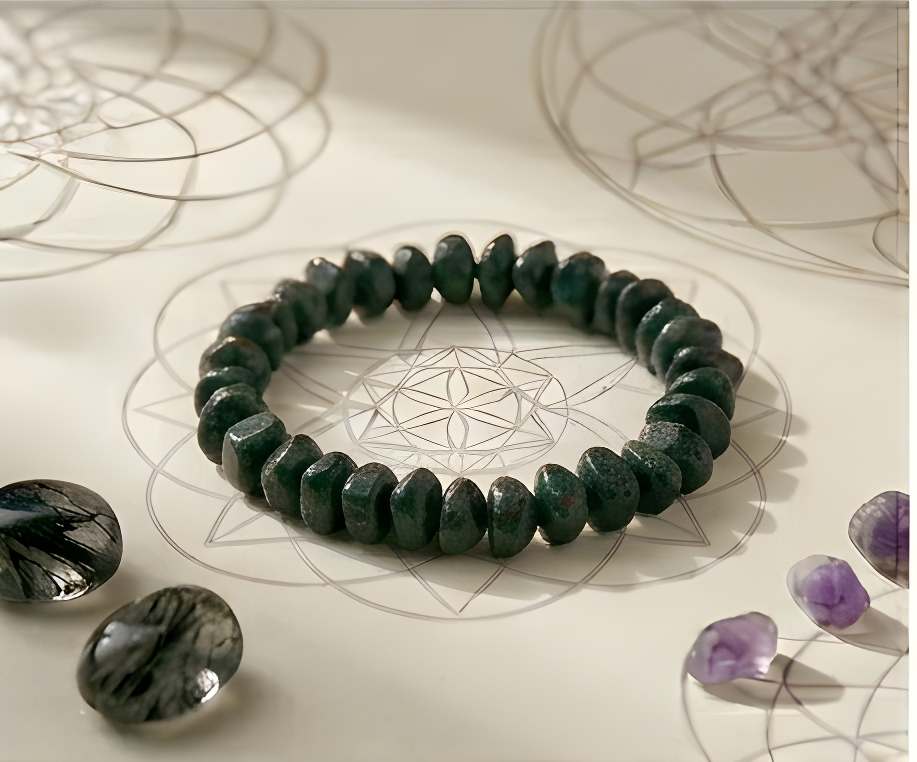 Bloodstone Crystal Chip Bracelet | Vitality, Courage & Inner Strength