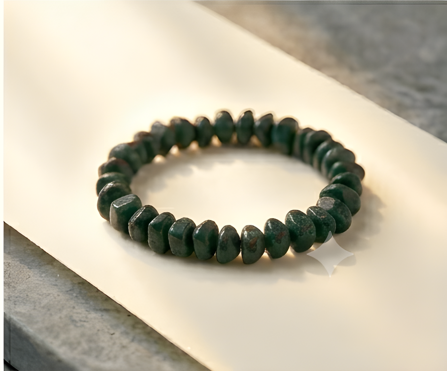 Bloodstone Crystal Chip Bracelet | Vitality, Courage & Inner Strength