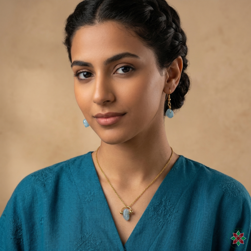 Crystal Jewellery Gift Set with Box & Message Card | Amethyst, Lapis, Turquoise, Tourmaline & More