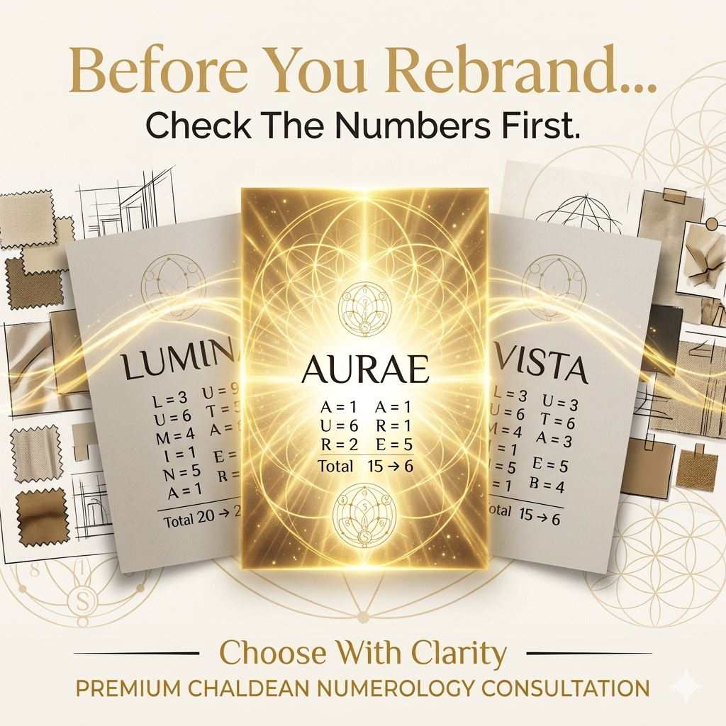 Brand Vibration Analysis | Numerology for Coaches & Creators | 90 Min Zoom + Report