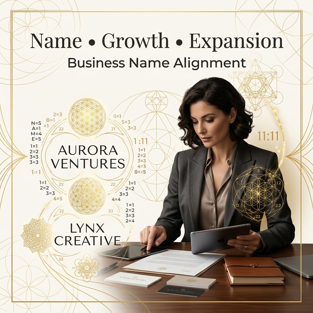 Business Name Alignment | Chaldean Numerology for Entrepreneurs