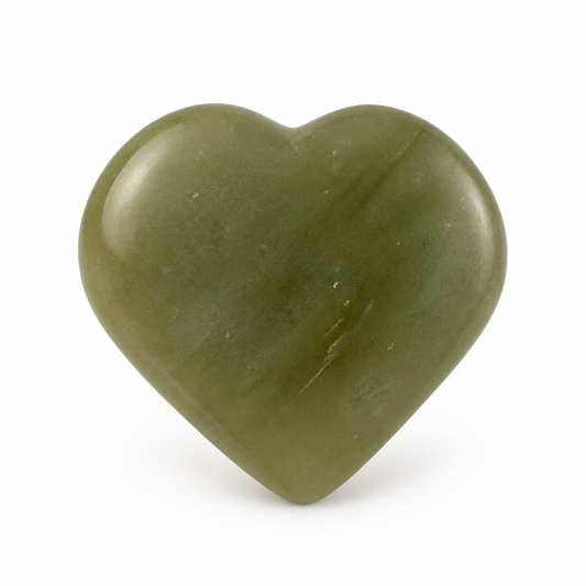 Green Aventurine Heart Carving