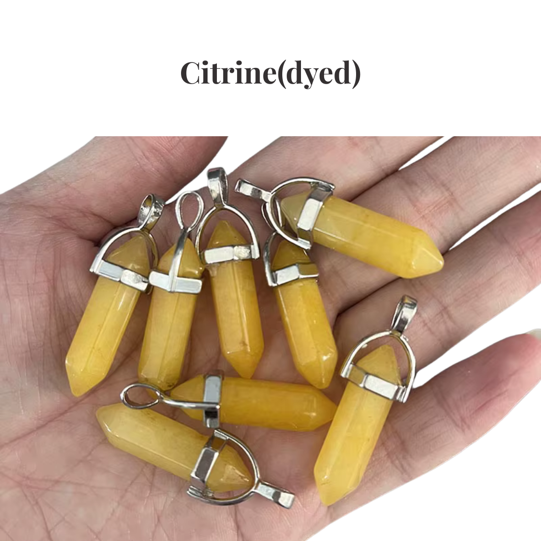 Natural Crystal Point Pendant | Healing Gemstone Tower Necklace | Choose Your Stone | Spiritual Jewellery UK