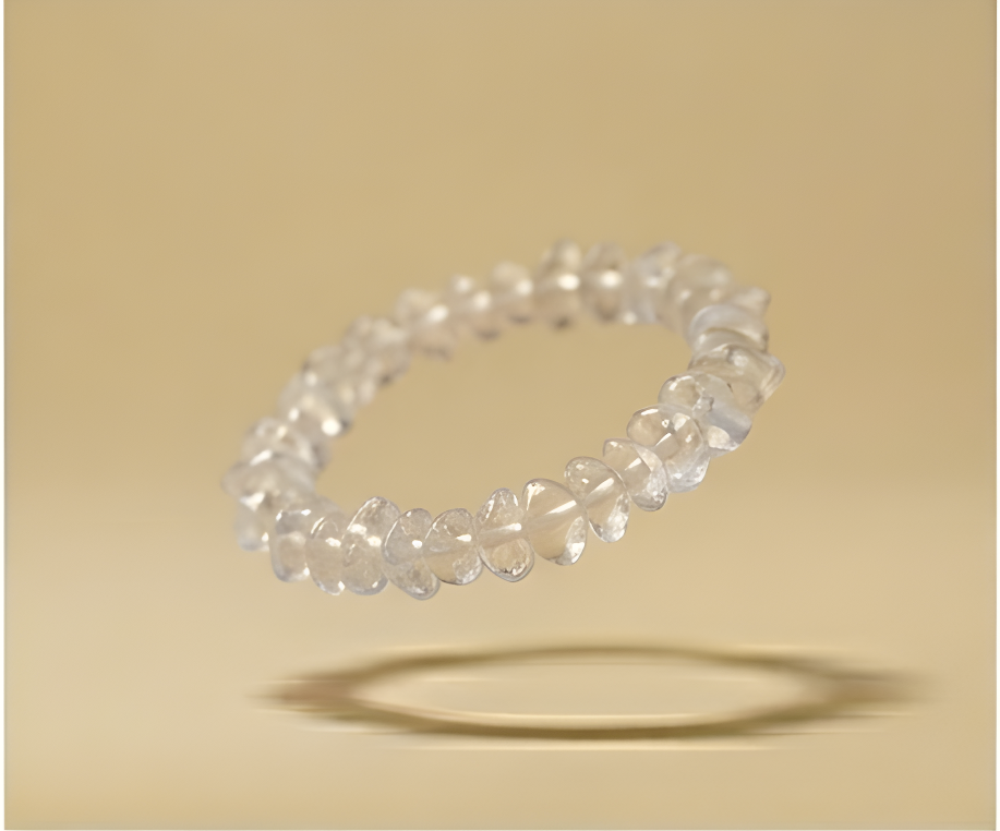 Clear Quartz Crystal Chip Bracelet | Clarity, Amplification & Master Healing