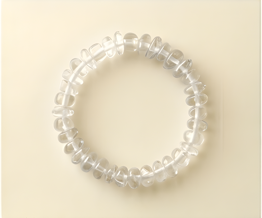 Clear Quartz Crystal Chip Bracelet | Clarity, Amplification & Master Healing