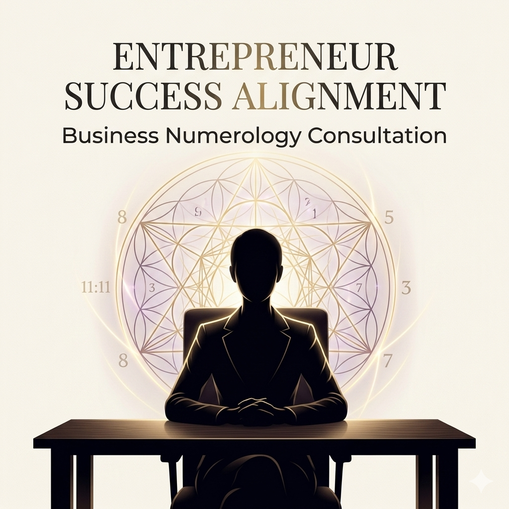 Entrepreneur Success Alignment | Business Numerology Consultation | 90 Min Zoom + Report