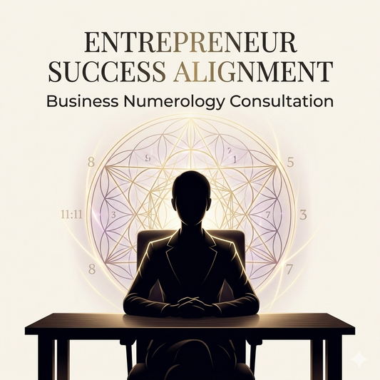 Entrepreneur Success Alignment | Business Numerology Consultation | 90 Min Zoom + Report