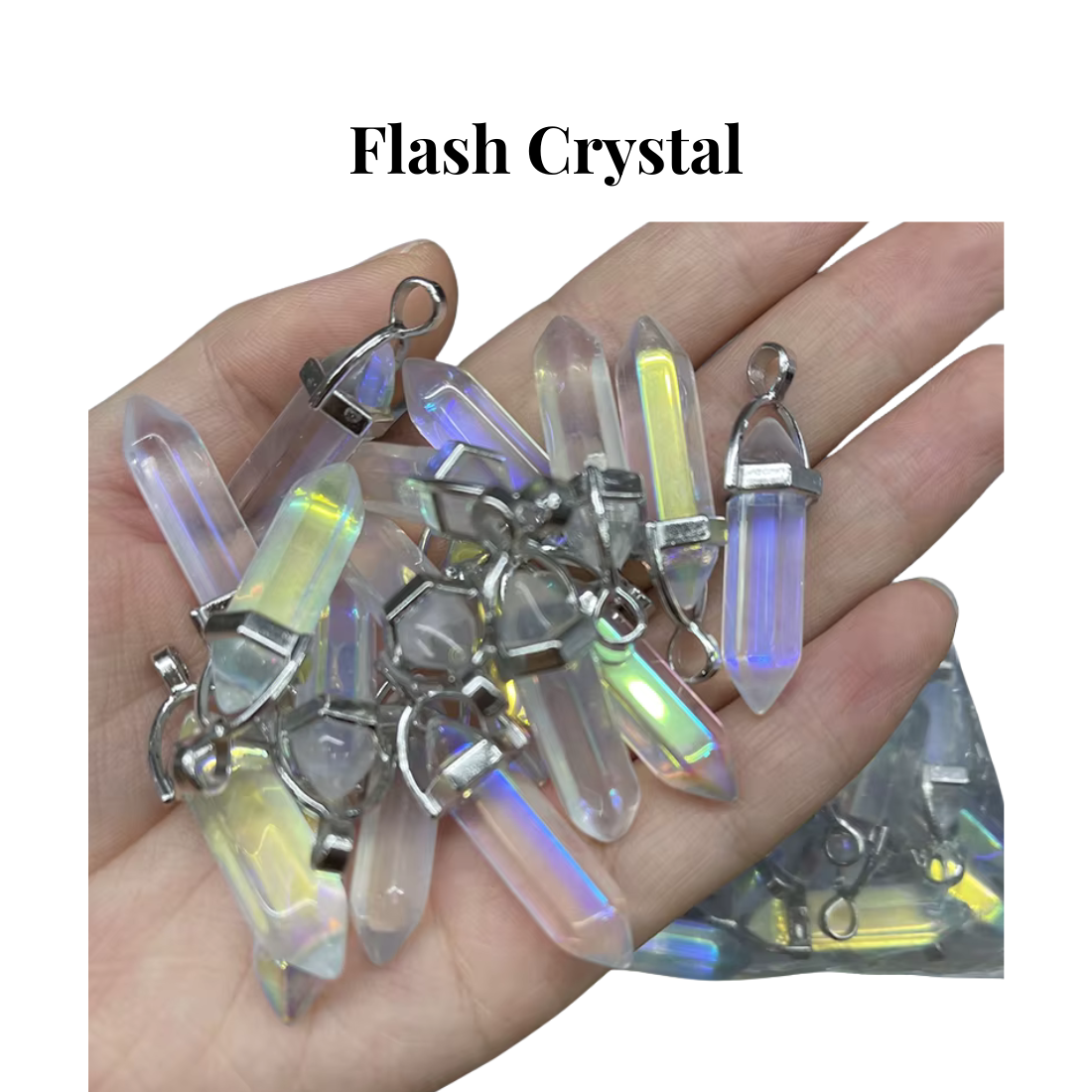 Natural Crystal Point Pendant | Healing Gemstone Tower Necklace | Choose Your Stone | Spiritual Jewellery UK