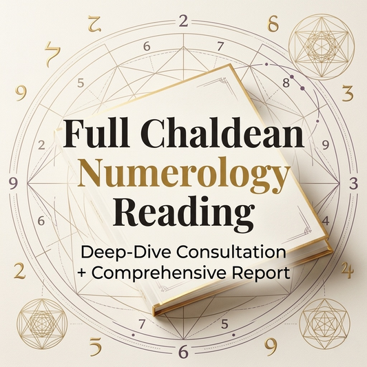 Full Chaldean Numerology Reading | Deep-Dive Consultation | 90 Min Zoom + Comprehensive Report