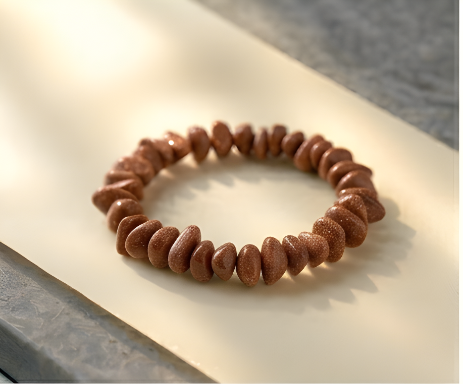 Goldstone Crystal Chip Bracelet | Ambition, Drive & Sparkling Confidence