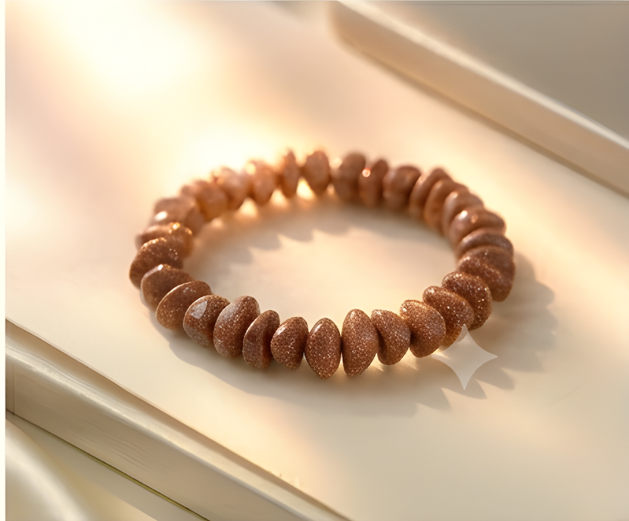 Goldstone Crystal Chip Bracelet | Ambition, Drive & Sparkling Confidence