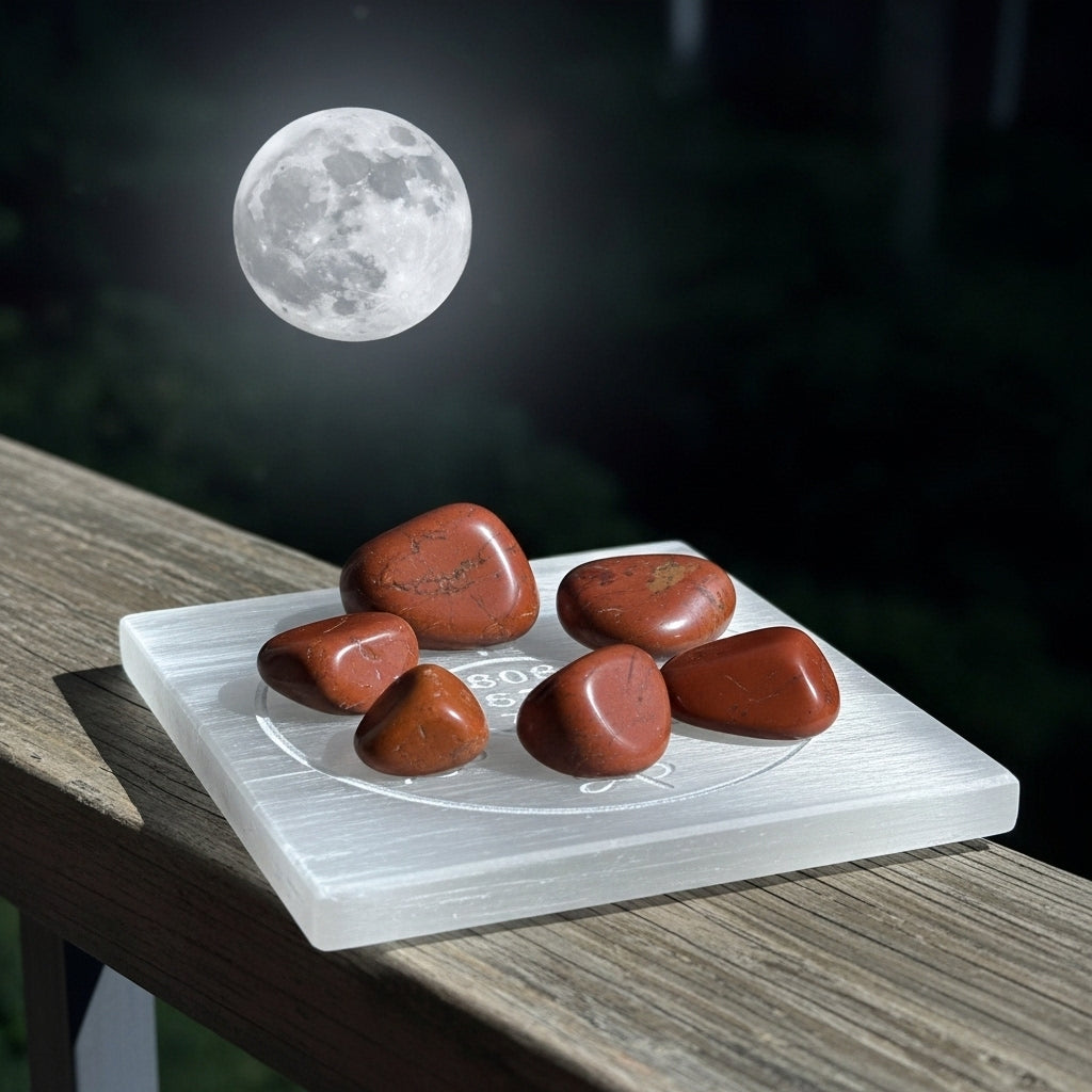 Grabovoi Codes Selenite Plate — Sacred Geometry Crystal Manifestation Slab UK Manushaa Gems