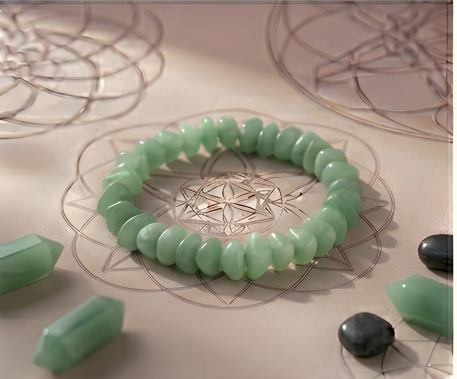 Green Aventurine Crystal Chip Bracelet | Luck, Prosperity & New Beginnings