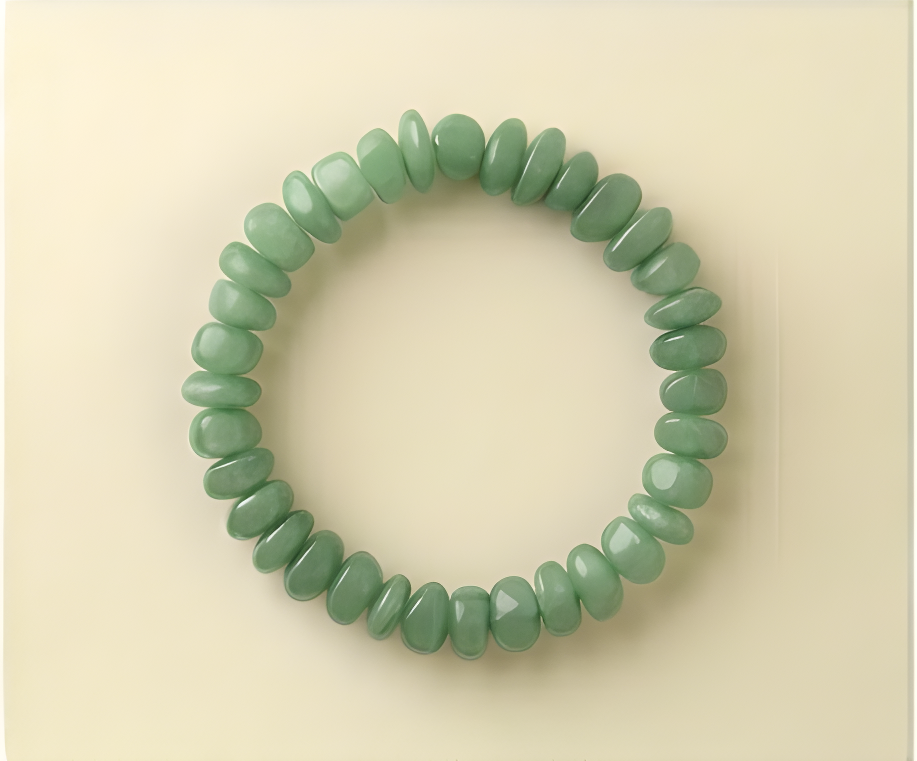 Green Aventurine Crystal Chip Bracelet | Luck, Prosperity & New Beginnings