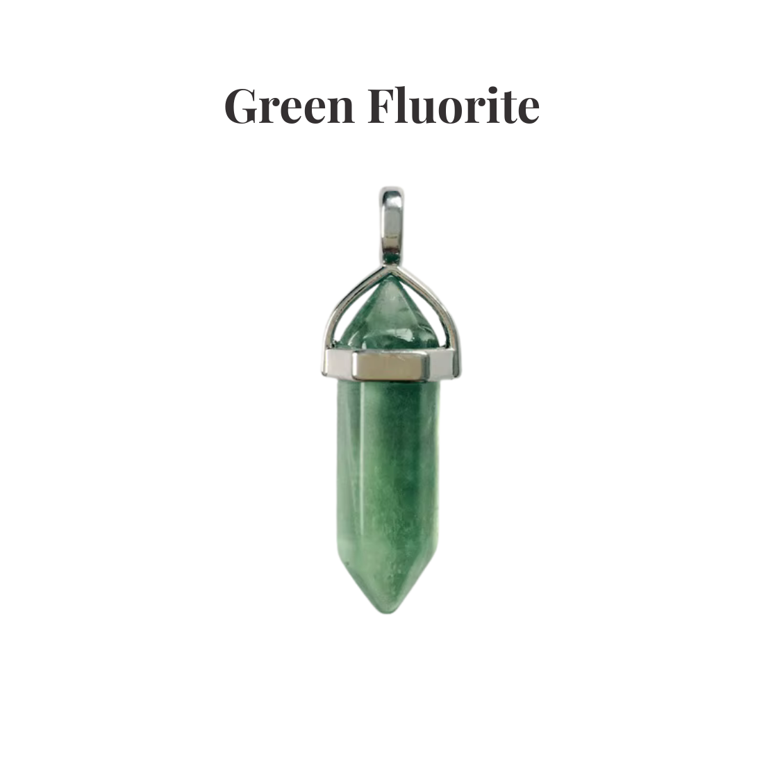 Natural Crystal Point Pendant | Healing Gemstone Tower Necklace | Choose Your Stone | Spiritual Jewellery UK