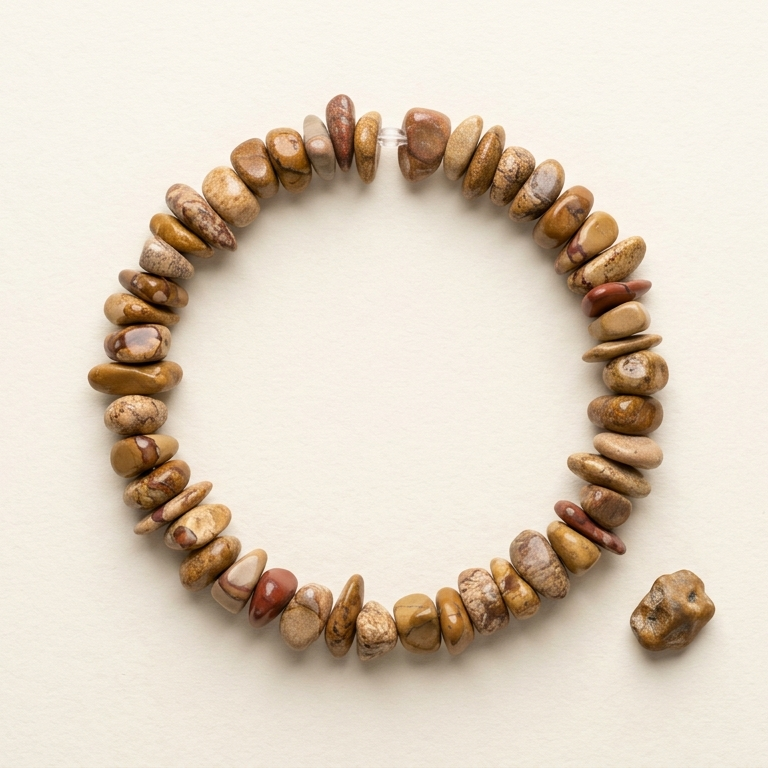Jasper Crystal Chip Bracelet | Grounding, Stability & Nurturing Energy