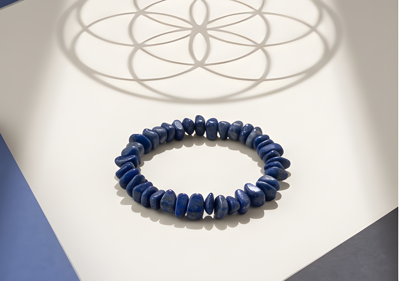 Lapis Lazuli Crystal Chip Bracelet | Wisdom, Truth & Inner Clarity
