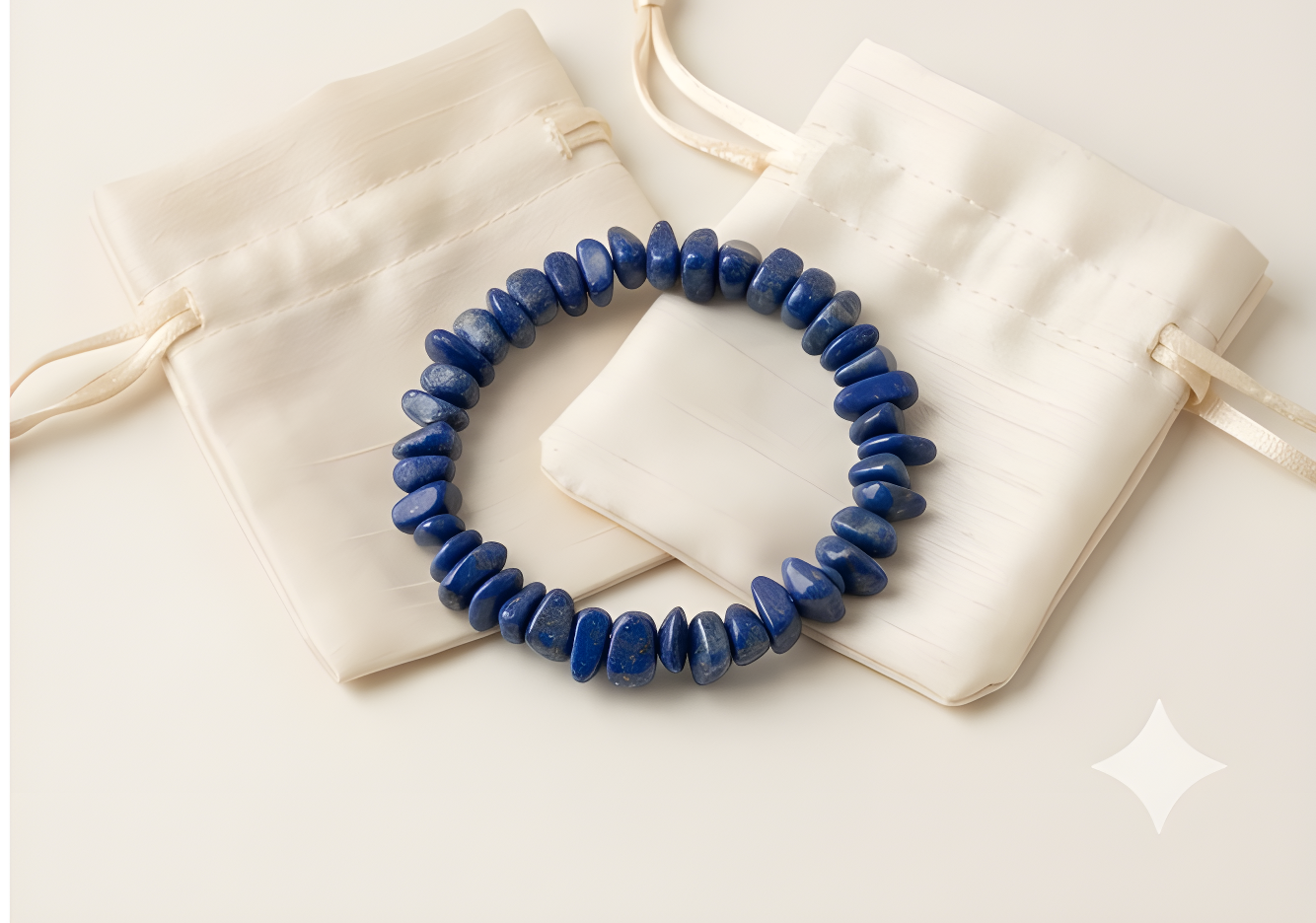 Lapis Lazuli Crystal Chip Bracelet | Wisdom, Truth & Inner Clarity