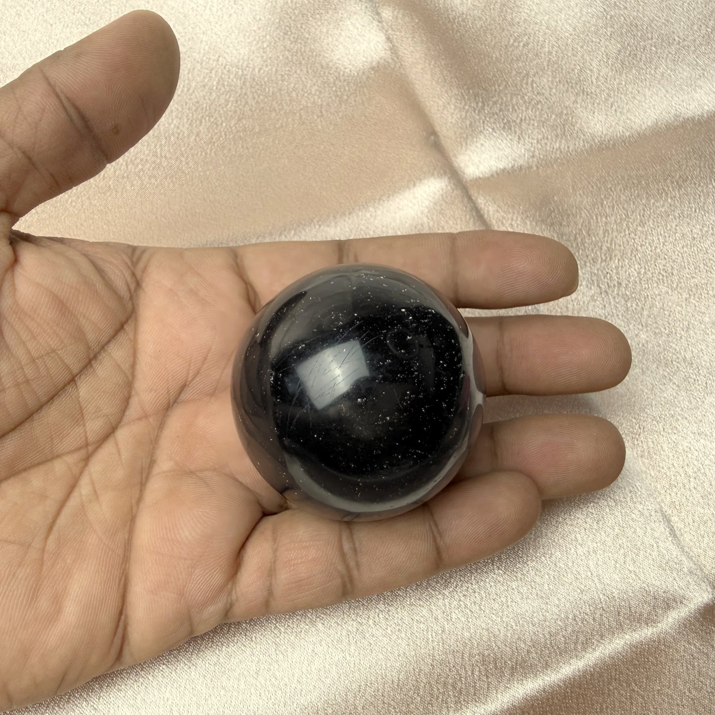 Black Obsidian Sphere