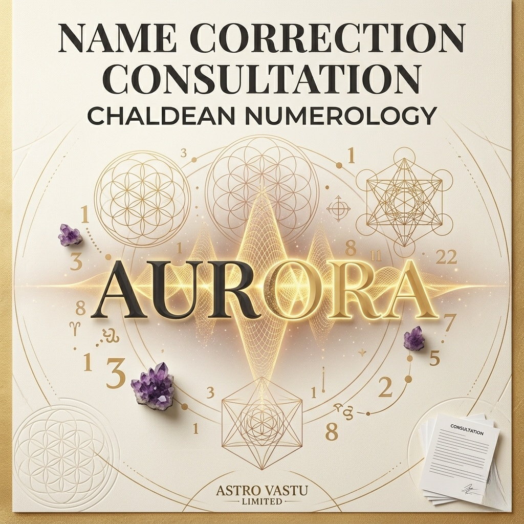 Name Correction Consultation | Chaldean Numerology | Zoom + Written Report