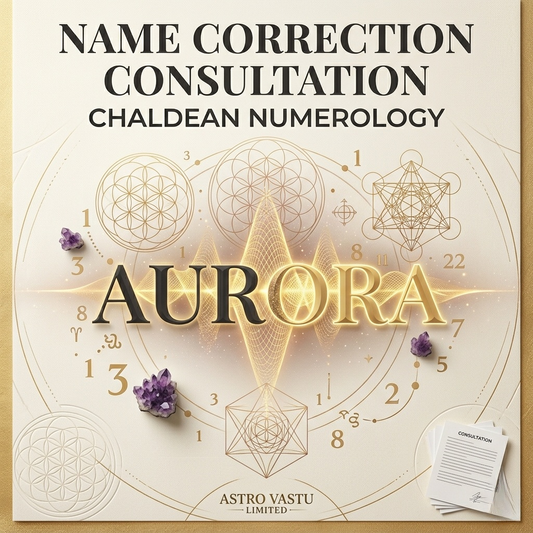 Name Correction Consultation | Chaldean Numerology | Zoom + Written Report