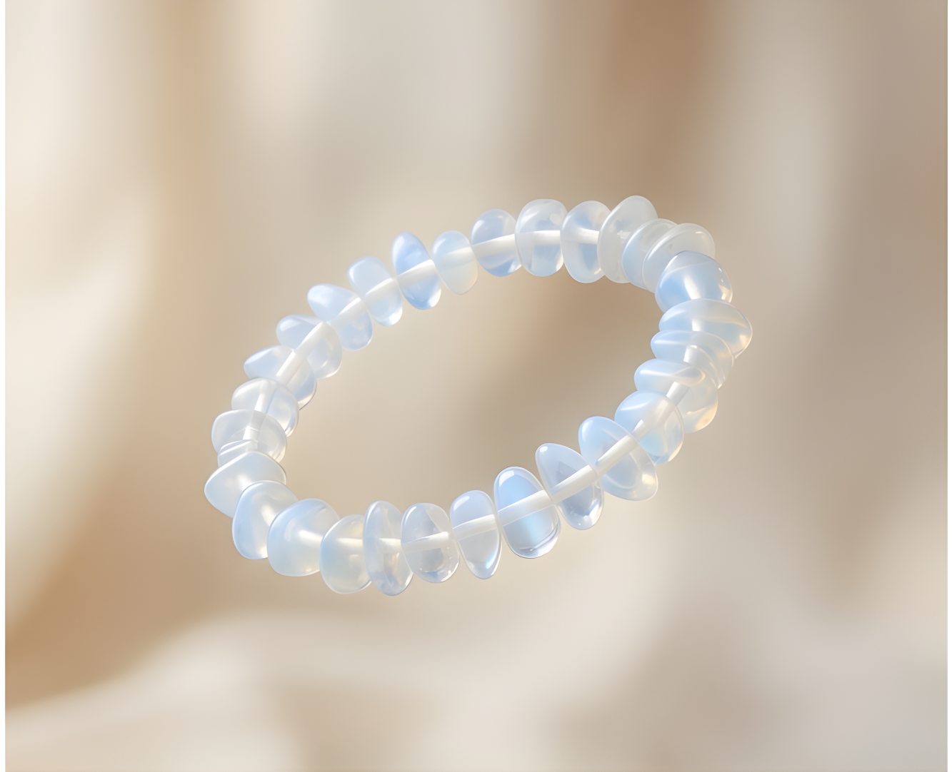 Opalite Crystal Chip Bracelet | Clarity, Transitions & Gentle Inner Light