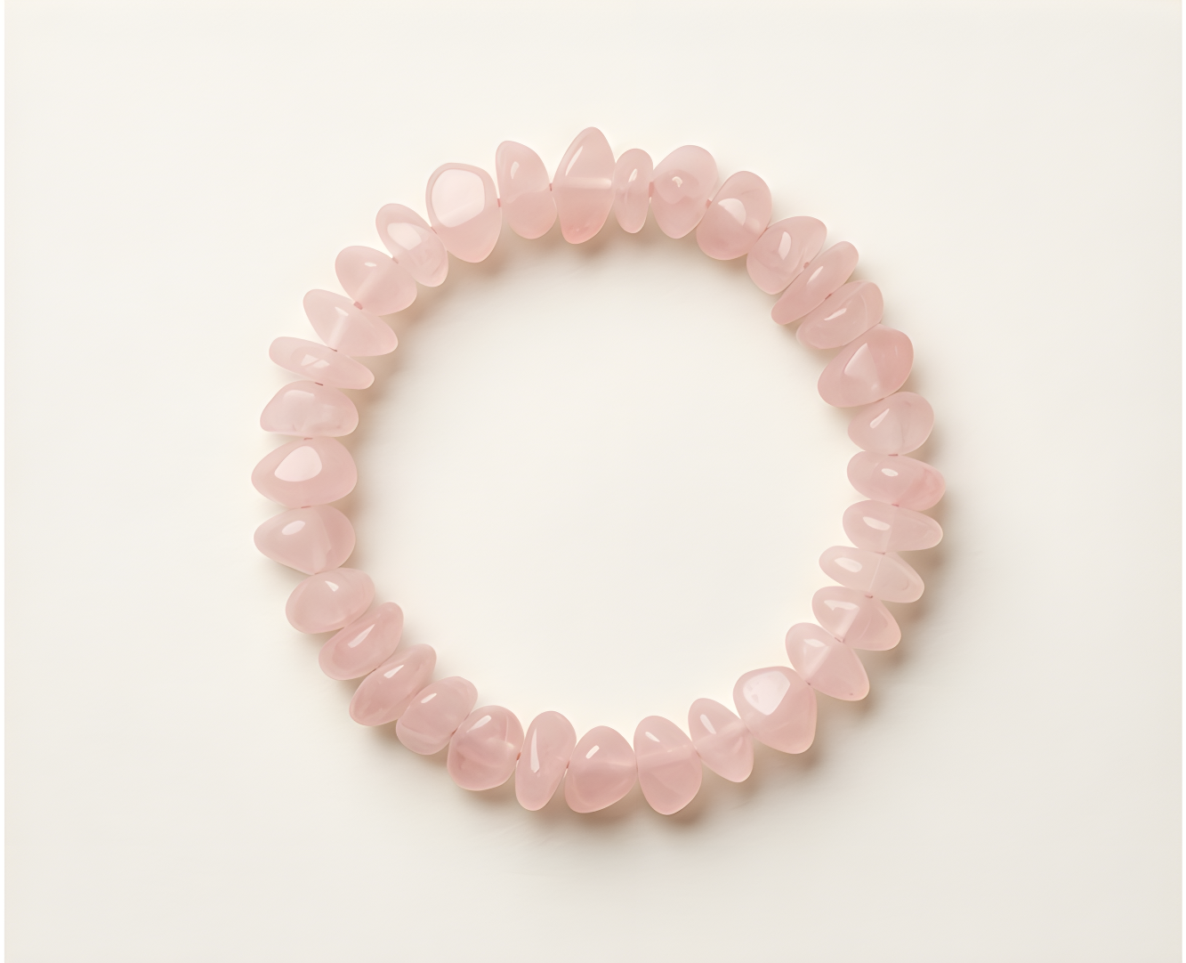 Rose Quartz Crystal Chip Bracelet | Love, Self-Care & Feminine Energy
