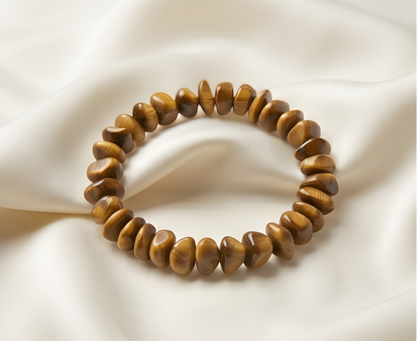 Tiger Eye Crystal Chip Bracelet | Courage, Confidence & Personal Power