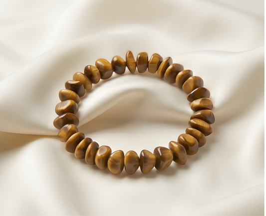 Tiger Eye Crystal Chip Bracelet | Courage, Confidence & Personal Power