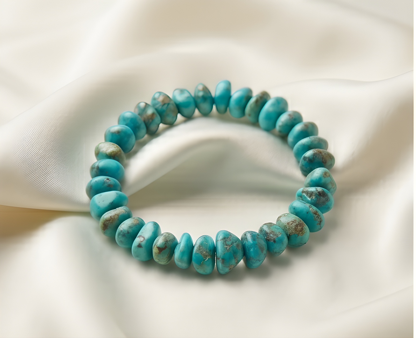 Turquoise Crystal Chip Bracelet | Protection, Communication & Ancient Wisdom