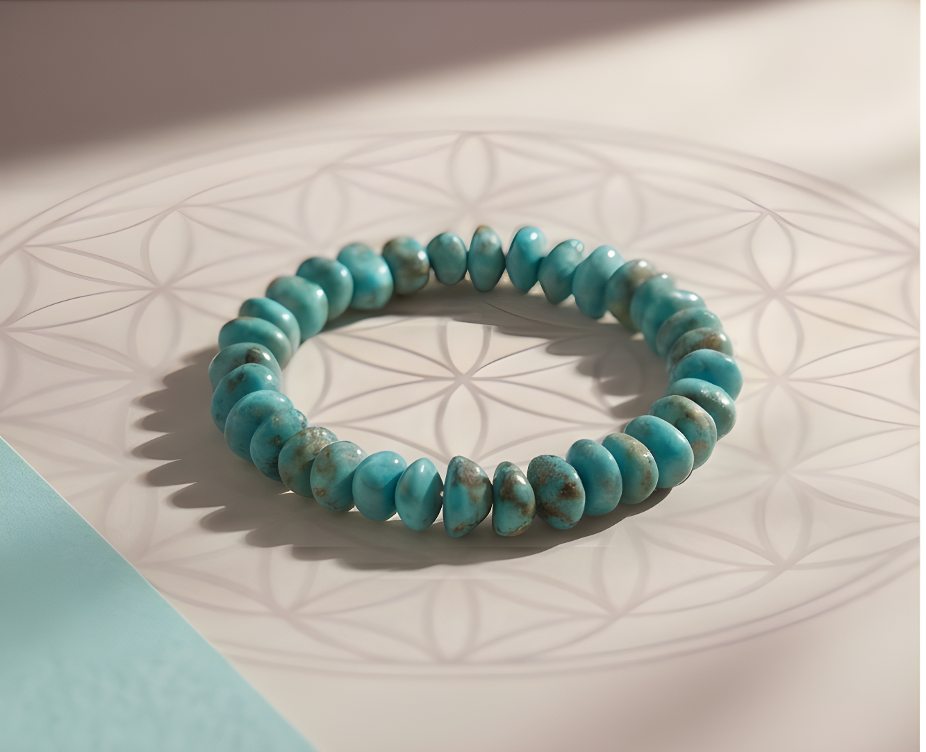 Turquoise Crystal Chip Bracelet | Protection, Communication & Ancient Wisdom