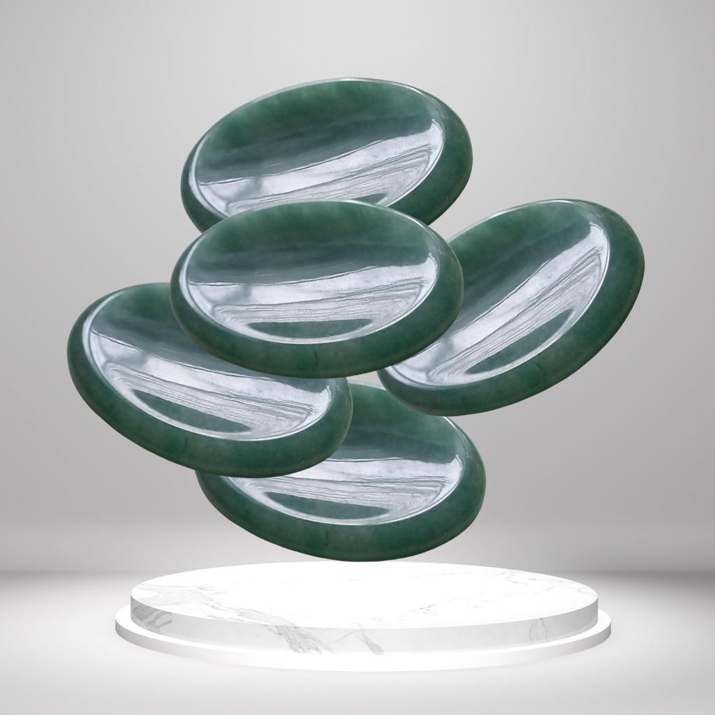 Green Aventurine Palm Stone product photo — Healing Crystal Gift UK Manushaa Gems