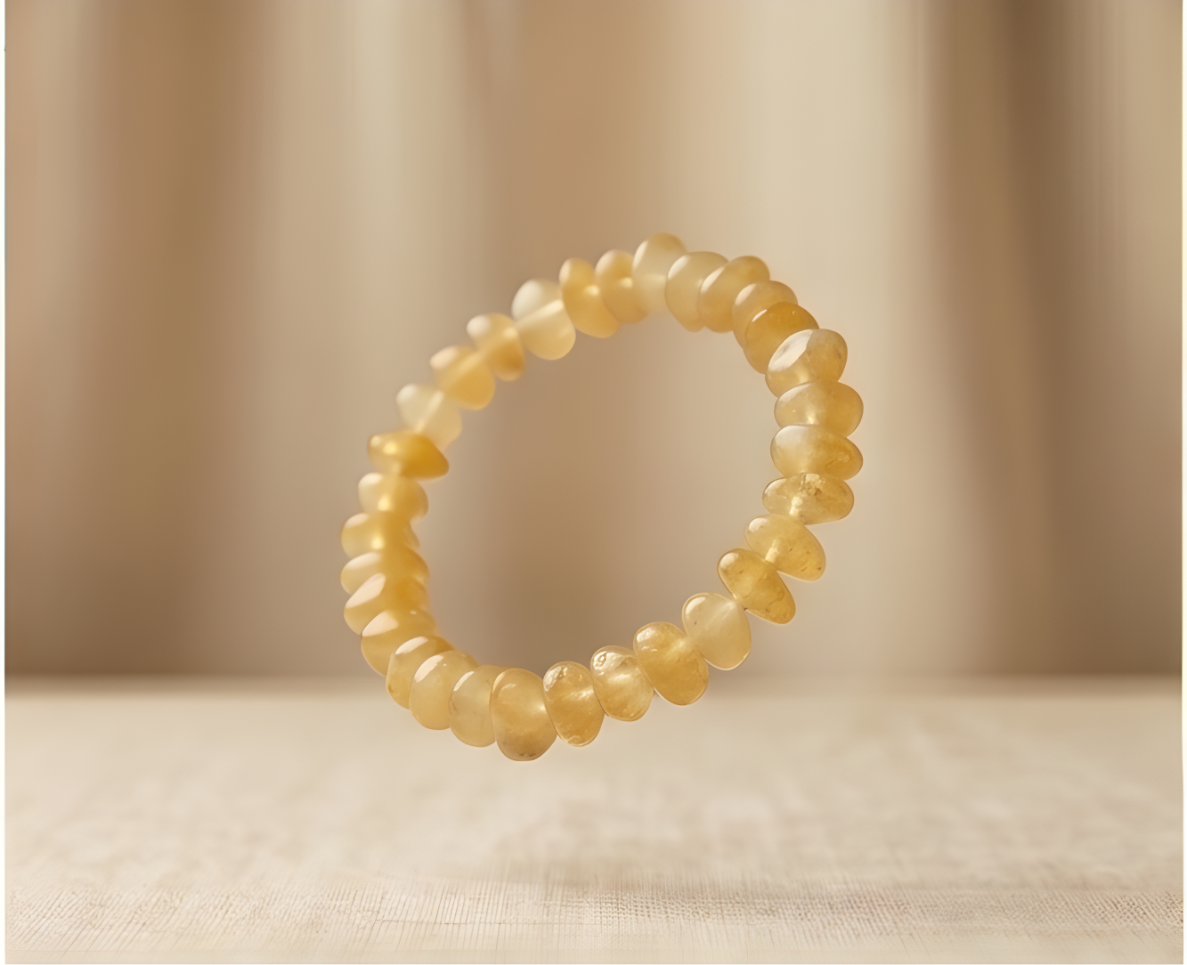 Yellow Aventurine Crystal Chip Bracelet | Confidence, Creativity & Solar Energy