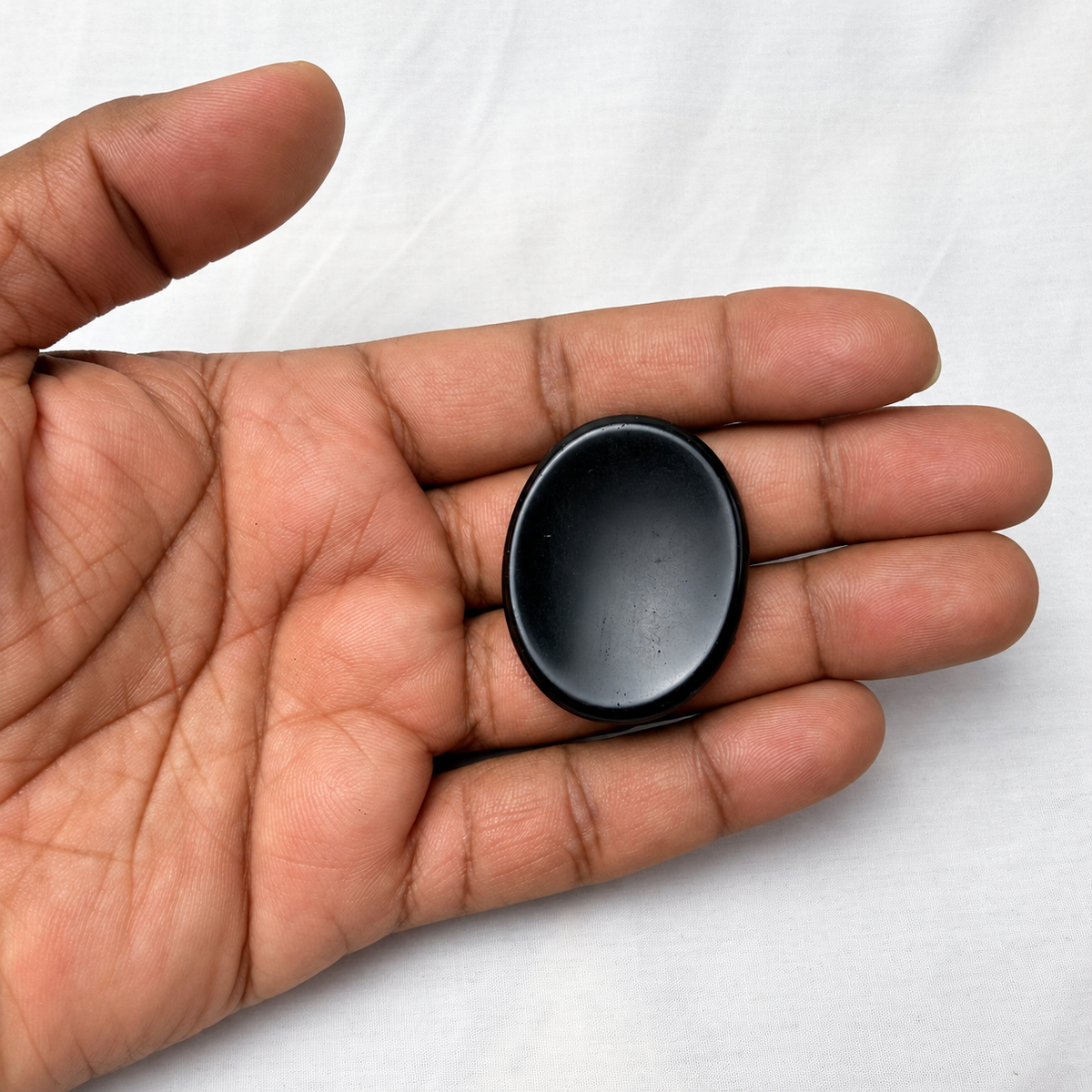 Black Obsidian Worry / Thumb Stone