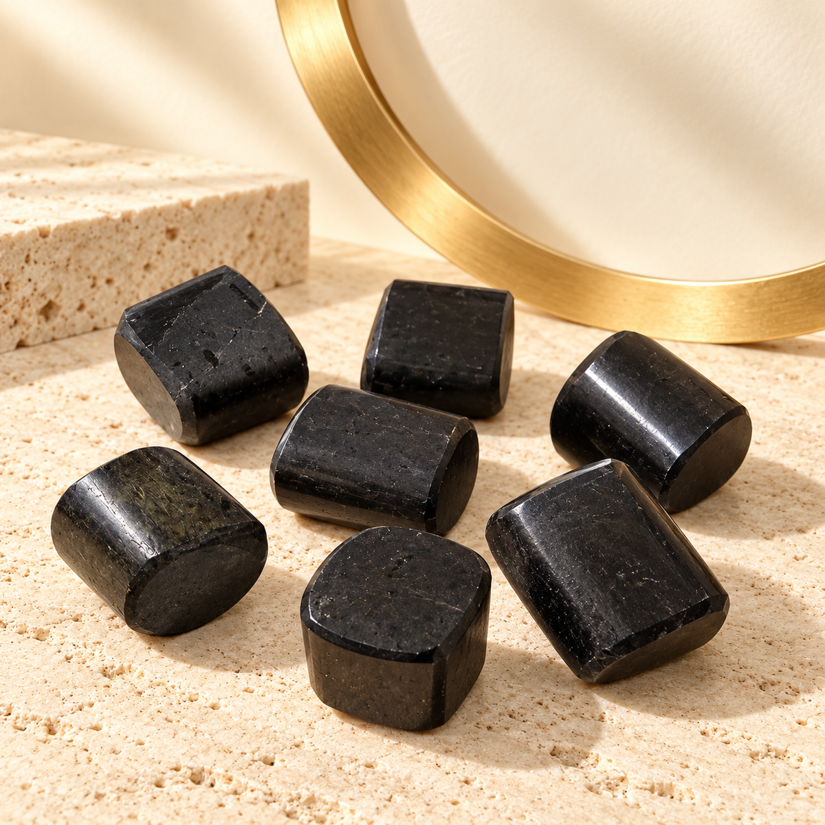 Black Tourmaline Tumble Stone
