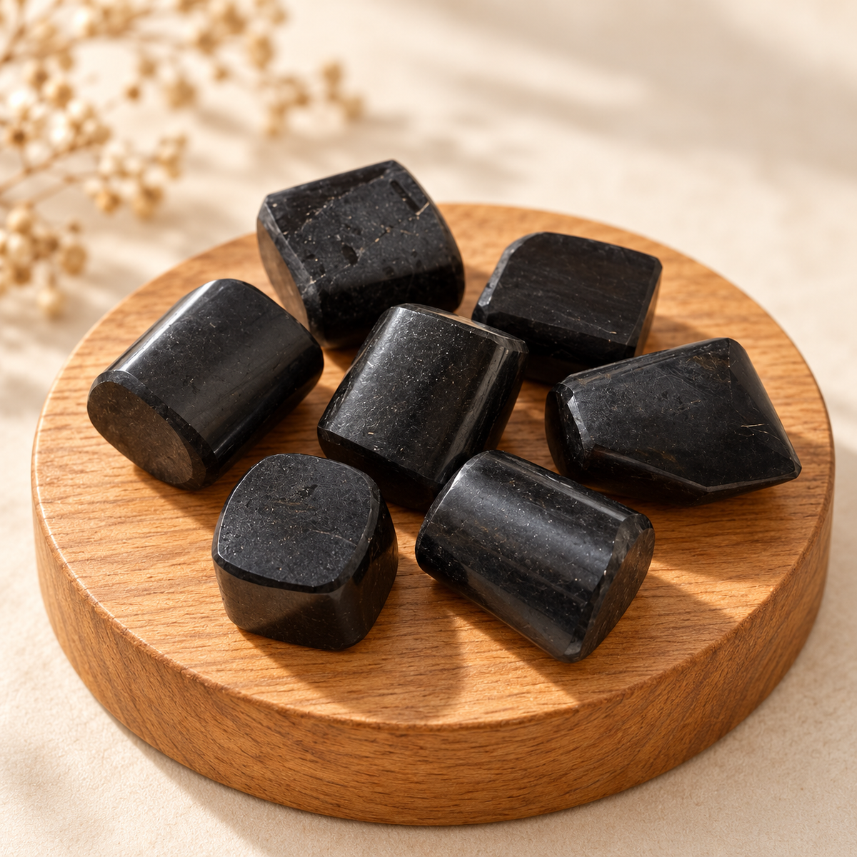 Black Tourmaline Tumble Stone