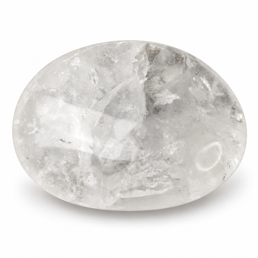 Clear Quartz Palm Stone